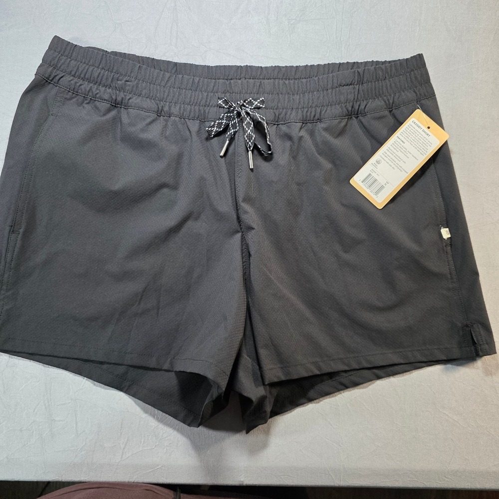 NWT Marika Adventure Cassidy Shorts Black Water Repellent Ripstop XL MK00607-001